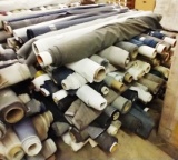 PALLET OF APPROX. 110 PARTIAL ROLLS OF FABRIC