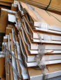 PALLET OF MELAMINE BOARDS & TRIM / MOULDING