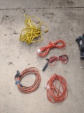 LOT OF 5 EXTENSION CORDS