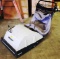 USED MINUTEMAN FLOOR SWEEPER FOR PARTS OR REPAIR