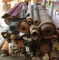 LOT OF APPROX 60 ROLLS AND PARTIAL ROLLS OF FABRIC