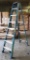 GOOD USED WERNER BLUE 8FT FIBERGLASS LADDER