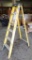 GOOD USED HUSKY YELLOW 8FT LADDER