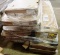 12 BOXES OF NEW UNASSEMBLED FURNITURE - BOXES DAMAGED IN SHIPPING