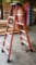 GOOD USED ORANGE WERNER 6FT FIBERGLASS LADDER