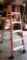 GOOD USED ORANGE WERNER 6FT FIBERGLASS LADDER