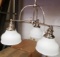 1 NEW, IN THE BOX: 3 LIGHTS CHANDELIER ASH19400N