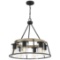 1 NEW QUOIZEL BRT3525GK GREY ASH FINISH LIGHT FIXTURE