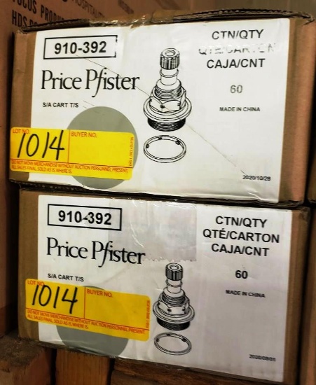 240 NEW PRICE PFISTER 910-392  HOT/COLD STEMS