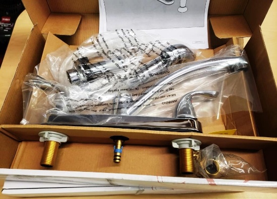 2 NEW PFISTER PFIRST SERIES G135-8000 POLISHED CHROME FAUCETS