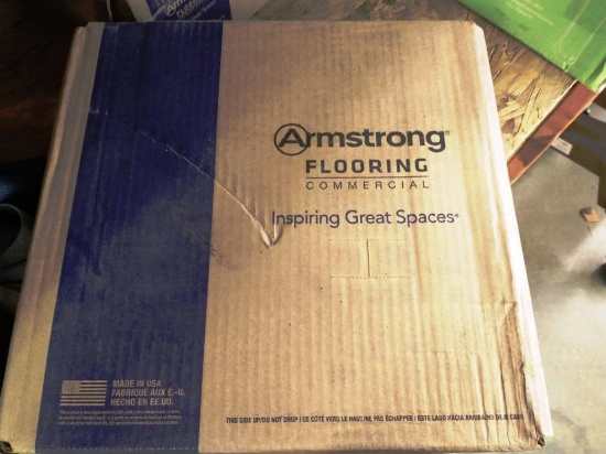 2 NEW BOXES ARMSTRONG COMMERCIAL FLOOR TILES 12" X 12"