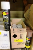 8 CANS RUST OLEUM PAINT - 7 SPRAY CANS AND 1 x 1 GALLON CAN