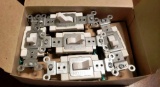 100 NEW LEVITON 1221-SW WHITE S.P. TOGGLE SW GROUNDING 20A-120/277V AC/CA