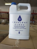 LOT OF 12 GALLONS OF COVALENT CLEAN ADVANCED HAND SANITIZER