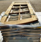 PALLET OF 21 DOORS - SOME ARCHED