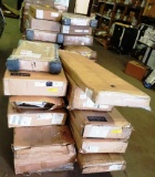 10 BOXES OF NEW UNASSEMBLED FURNITURE - BOXES DAMAGED IN SHIPPING