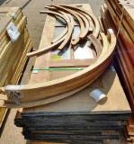 14 BRAZILIAN MAHOGANY DOORS - 12 ARCHED