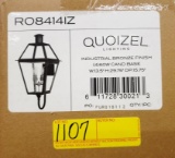 1 NEW QUOIZEL RO8414IZ INDUSTRIAL BRONZE FINISH LIGHT FIXTURE