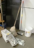 MOPS, SCRUB BRUSHES, STORAGE DRAWERS AND MORE