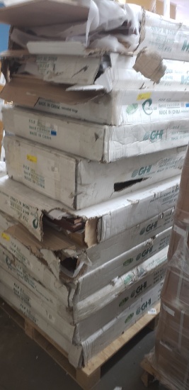 PALLET OF 11 BOXES OF NEW ESWELL GHI CABINETS