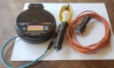 2 WORKLIGHTS: CRAFTSMAN 30FT WORK LIGHT AND UNBRANDED WORKLIGHT WITH 25FT CABLE