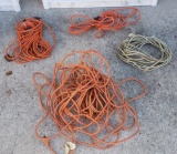 LOT OF 4 EXTENSION CORDS