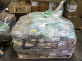 Pallet of approx. 60 boxes galvanized steel plywood clips