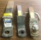 LOT OF 3 TRAILER HITCHES WITH 1 BALL