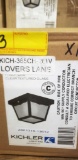 LOT OF 10 NEW KICHLER LIGHT FIXTURES