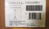 PALLET OF 27 NEW QUOIZEL TJX3324BN1 PENDANT LIGHTS