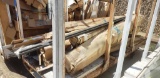 LOT OF DOOR FRAMES ON ROLLING CART