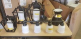 LOT OF 5 DISPLAY LIGHT FIXTURES/ LANTERNS