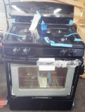 1 NEW BLACK GE GAS STOVE / RANGE DAMAGED IN SHIPPING