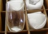 84 NEW STEMLESS WINE GLASSES