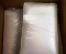 8 NEW SETS OF 2 WHITE CHAIR CUSHIONS