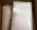3 NEW SETS OF 2 WHITE CHAIR CUSHIONS