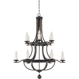 LARGE SAVOY HOUSE RECLAIMED WOOD CHANDELIER