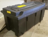 USED BLACK HARD PLASTIC TOOL / STORAGE BOX