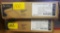 LOT OF 8 FLUORESCENT SHOP LIGHTS INCLUDES 2-LITHONIA T8 2 LAMP PROFILE WRAP 656848, 4 x 42