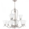 1 NEW QUOIZEL KGF5009BN 9-LIGHT CHANDELIER LIGHT FIXTURE