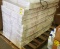 PALLET OF 9 BOXES OF NEW SHAKER FLORAL WHITE CABINETS