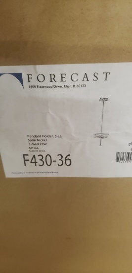 4 NEW FORECAST LIGHT FIXTURES F-430-36