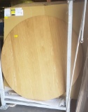 1 POTTERY BARN WEST ELM ROUND NATURAL OAK 60