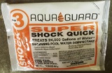 LOT OF 48 NEW 1LB BAGS OF AQUA GUARD SUPER SHOCK QUICK