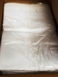 BOX OF 24 NEW COTTON BAY QUEEN FLAT SHEETS - WHITE