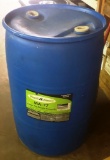 55 GALLON PLASTIC DRUM / BARREL APPROX, 1/4 FULL CITRUS PRO MASTIC REMOVER