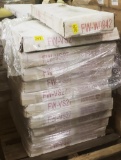 PALLET OF 11 BOXES OF NEW SHAKER FLORAL WHITE CABINETS INCLUDES 1 X FW-W0942, AND 10 X FW-VS27