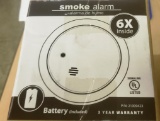 18 NEW 21009423 SMOKE ALARMS WITH BATTERIES