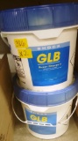 2 NEW 25LB BUCKETS OF GLB SHOCK