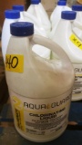 9 GALLONS OF AQUA GUARD CHLORINATING LIQUID